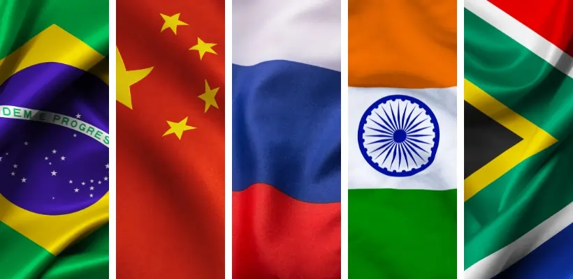 Brasil, China, Rússia, Índia e África do Sul não vão mais usar o dólar